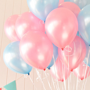 헬륨풍선(30개)핑크&amp;블루
