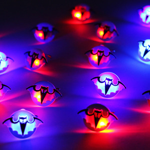 LED 플래시라이트 뱃지 (박쥐) 25개 한팩